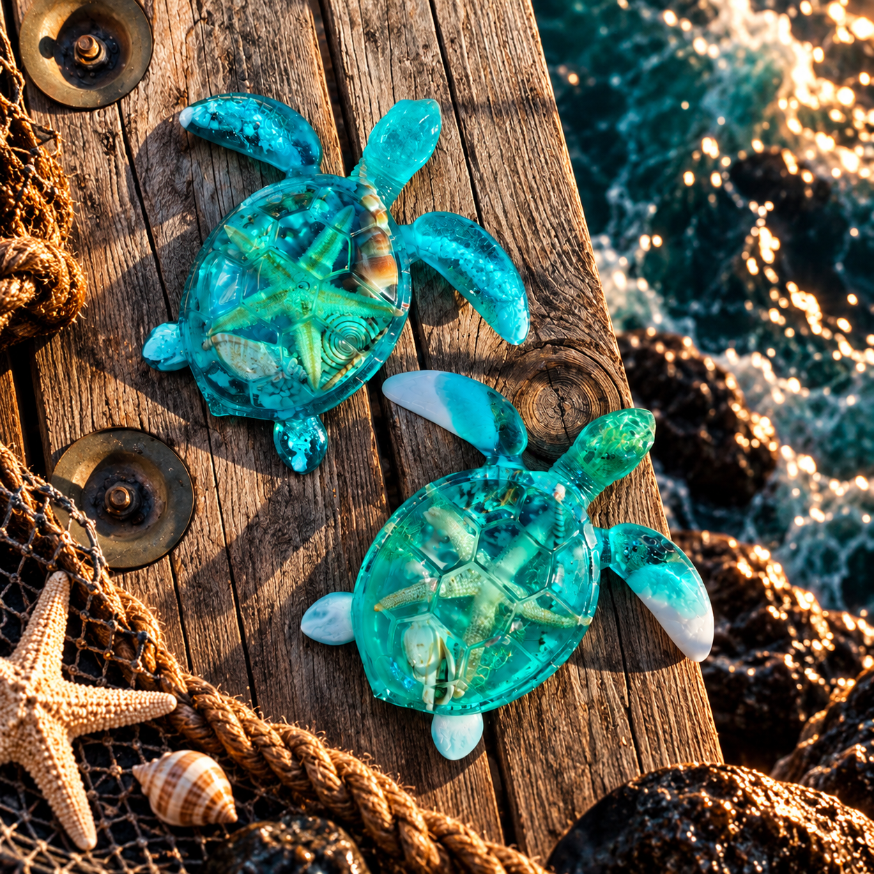 Moule en Silicone Tortue de Mer – Édition Exclusive Sarah Art 3D