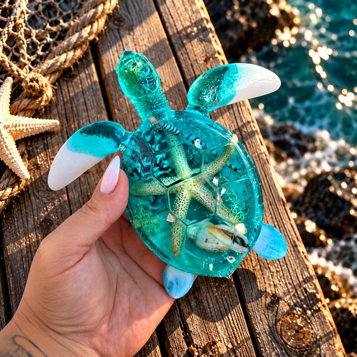 Moule en Silicone Tortue de Mer – Édition Exclusive Sarah Art 3D