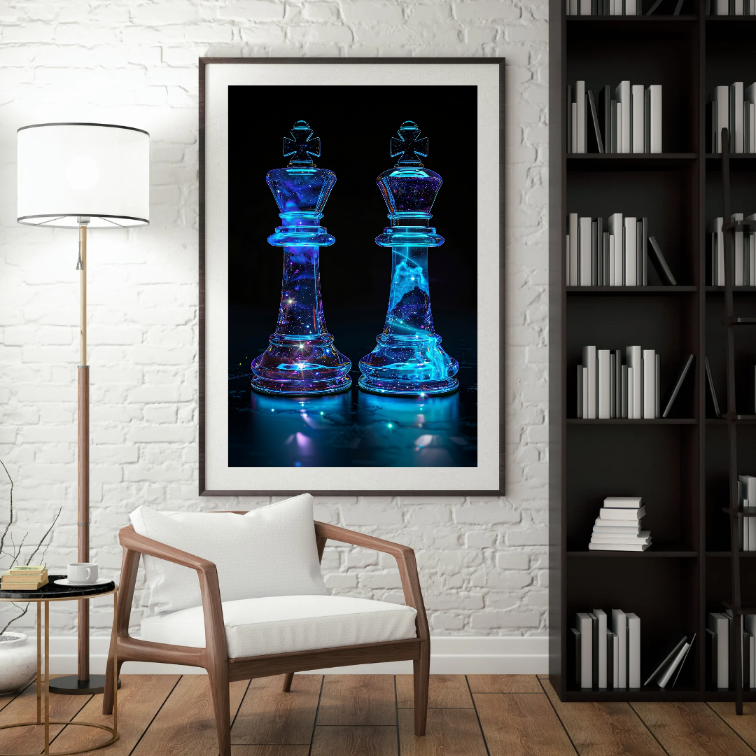 Affiche 2 roi galaxie 50x70 cm